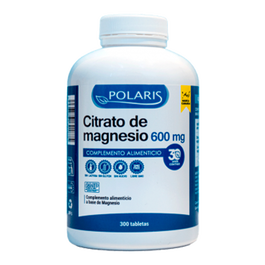 POLARIS Citrato de Magnesio 600 mg 300 tabletas