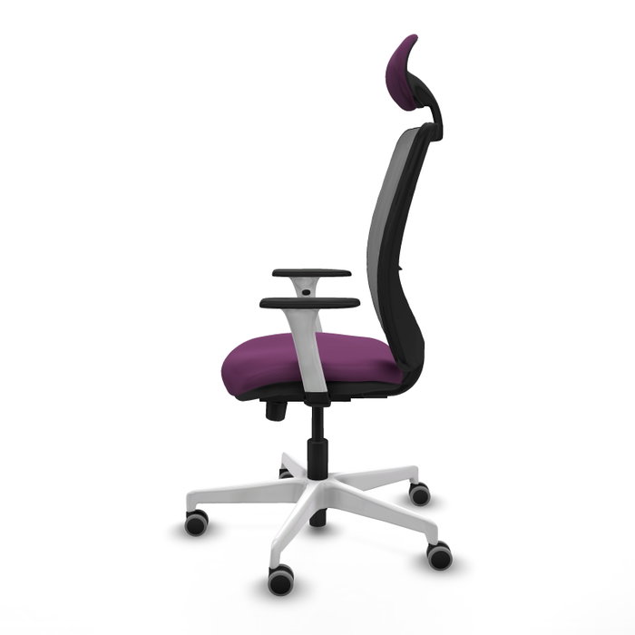 PIQUERAS Y CRESPO Silla de oficina Zulema Morada con Malla Gris PIQUERAS Y CRESPO Silla de oficina Zulema Morada con Malla Gris