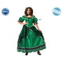 Disfraz Dama Sureña Vestido para Mujer Adulto - Verde - Talla XL