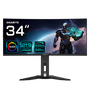 Gigabyte MO34WQC2 Monitor Gaming Curvo 34" OLED WQHD 3440x1440, 240Hz, 0.03ms, AMD FreeSync Premium Pro, HDR400, Altavoces, VESA, Negro
