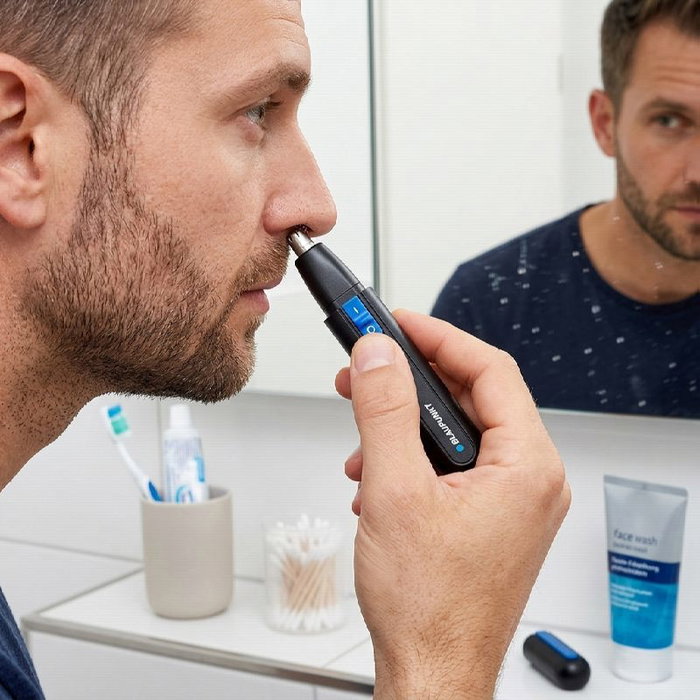 BLAUPUNKT Naricero Electrico con Cabezal Rotativo - Depiladora Facial para Cejas y Nariz
