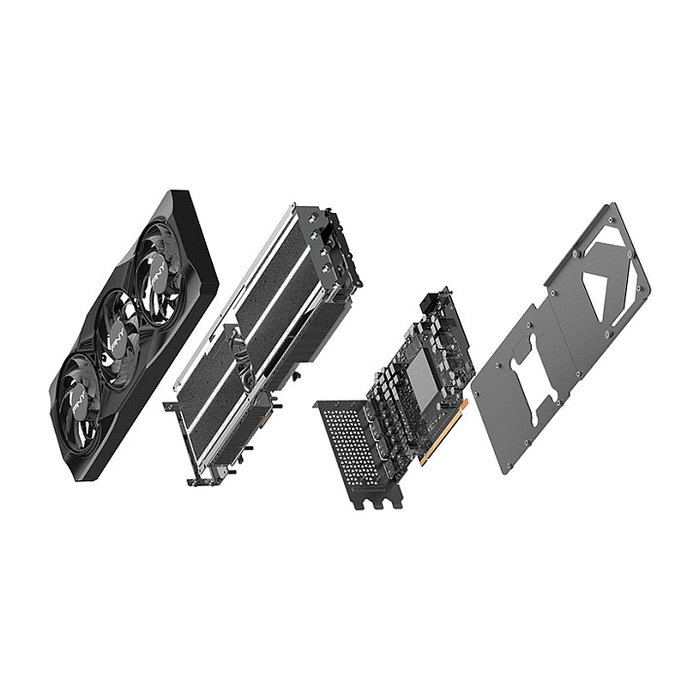 PNY GeForce RTX 5070 TI OC Triple Fan 16GB GDDR7 Tarjeta Gráfica