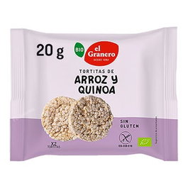 EL GRANERO Tortitas De Arroz Integral Y Quinoa Sin Gluten