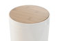 Papelera DKD Home Decor Blanco Natural 18 x 26 x 18 cm