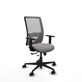 PIQUERAS Y CRESPO Silla de oficina Zulema Gris con mecanismo Sincro/Traslack