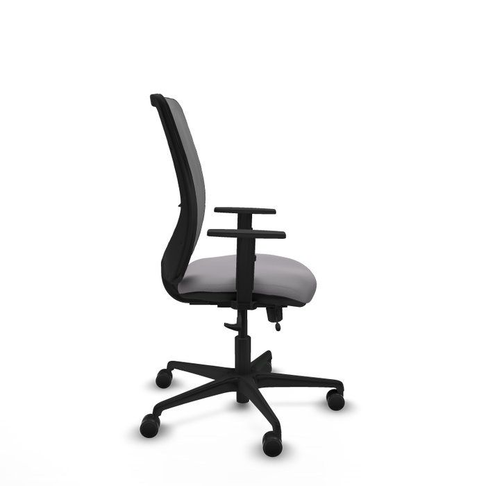 PIQUERAS Y CRESPO Silla de oficina Zulema Gris con mecanismo Sincro/Traslack