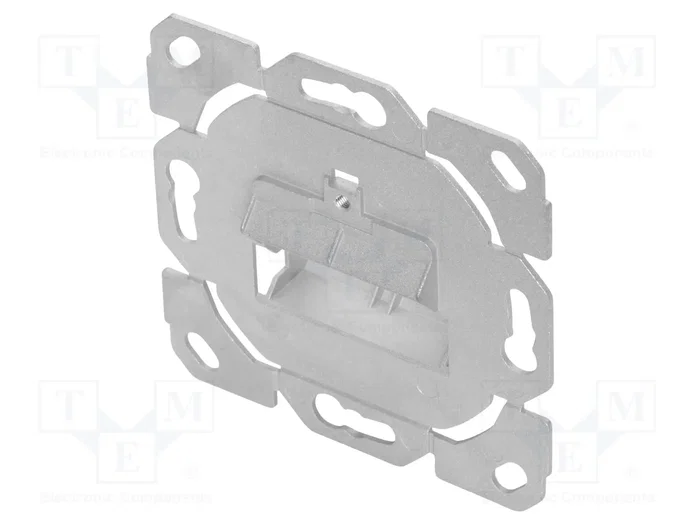 DIGITUS Panel frontal para módulo Keystone angular, 2 puertos, blanco