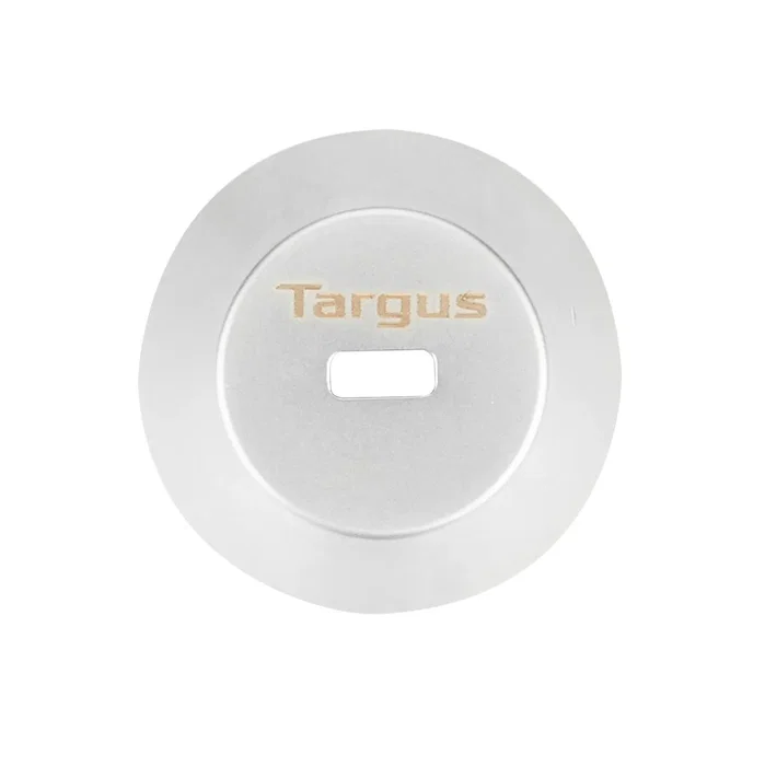 Targus ASP001GLX - Placa de seguridad para candado de cable Kensington T-bar, color plata, 1 pieza