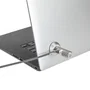 Targus ASP001GLX - Placa de seguridad para candado de cable Kensington T-bar, color plata, 1 pieza