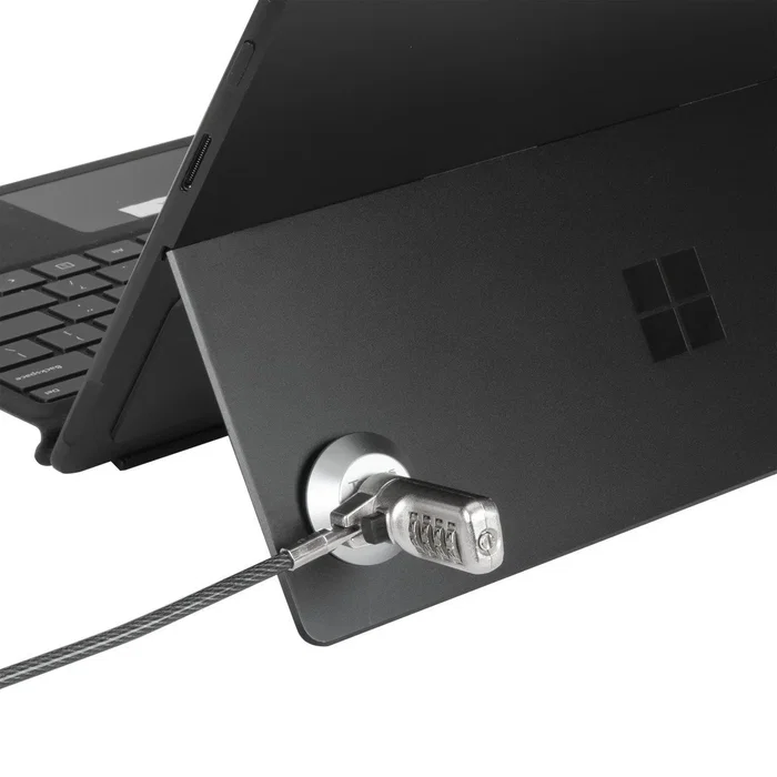 Targus ASP001GLX - Placa de seguridad para candado de cable Kensington T-bar, color plata, 1 pieza