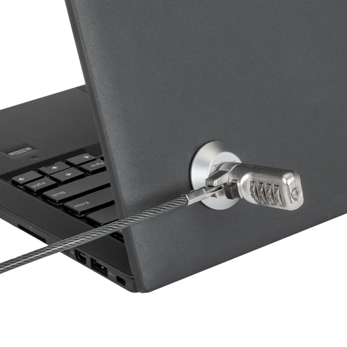 Targus ASP001GLX - Placa de seguridad para candado de cable Kensington T-bar, color plata, 1 pieza