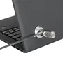 Targus ASP001GLX - Placa de seguridad para candado de cable Kensington T-bar, color plata, 1 pieza