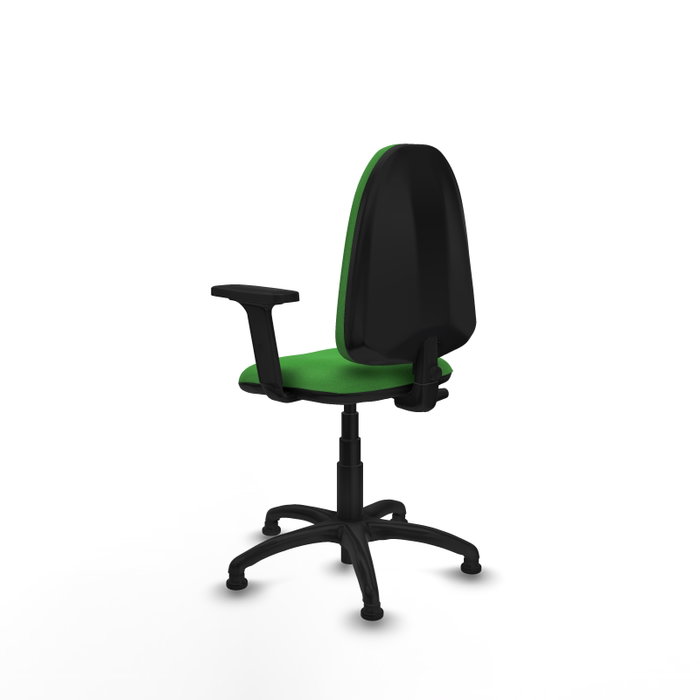 PIQUERAS Y CRESPO Silla de oficina Aýna Verde con Brazos 2D
