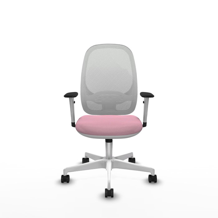 PIQUERAS Y CRESPO Silla de oficina Cilanco con mecanismo Sincro, Rosa y Blanco PIQUERAS Y CRESPO Silla de oficina Cilanco con mecanismo Sincro, Rosa y Blanco