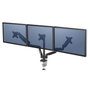 Fellowes Platinum Series 8042601 Soporte Triple para Monitor con 2 Puertos USB-A Negro