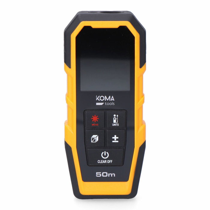 Koma Tools Medidor láser con funda (5,2 x 2,4 x 12,3 cm) Koma Tools Medidor láser con funda (5,2 x 2,4 x 12,3 cm)
