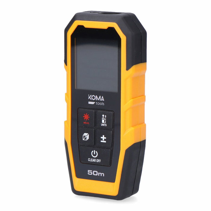 Koma Tools Medidor láser con funda (5,2 x 2,4 x 12,3 cm) Koma Tools Medidor láser con funda (5,2 x 2,4 x 12,3 cm)