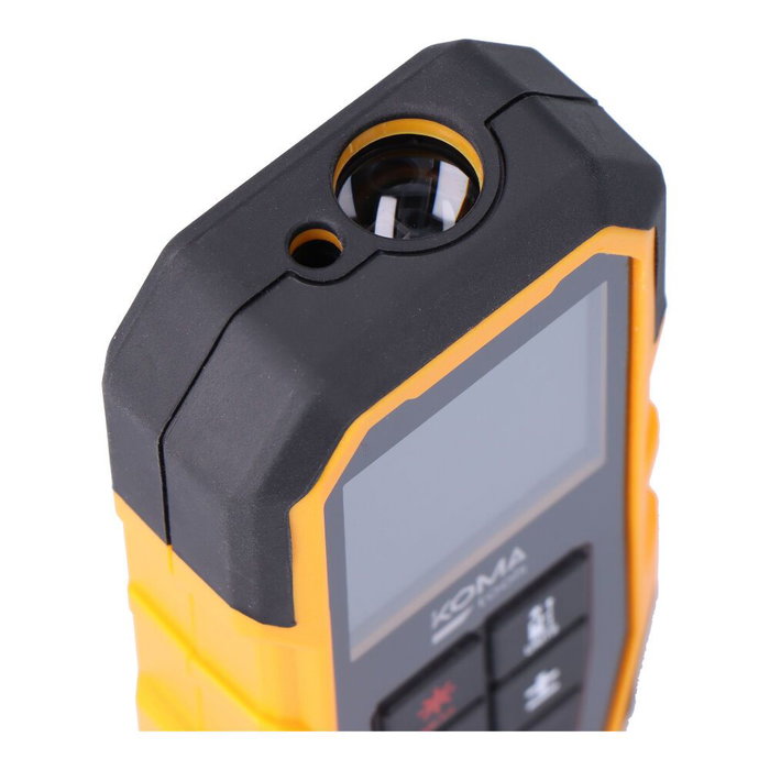 Koma Tools Medidor Láser Profesional Precisión ±2mm Rango 50m Mide Área Volumen Pitágoras Funda Incluida