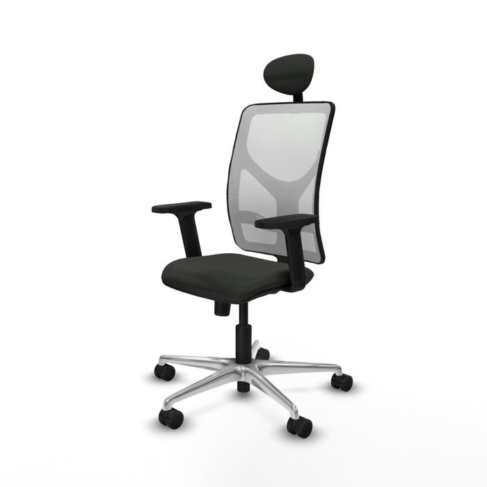 PIQUERAS Y CRESPO Silla de oficina Motilla con mecanismo Sincro, Negro y Blanco PIQUERAS Y CRESPO Silla de oficina Motilla con mecanismo Sincro, Negro y Blanco