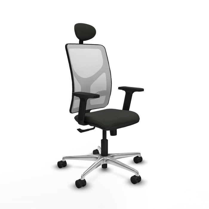 PIQUERAS Y CRESPO Silla de oficina Motilla con mecanismo Sincro, Negro y Blanco PIQUERAS Y CRESPO Silla de oficina Motilla con mecanismo Sincro, Negro y Blanco