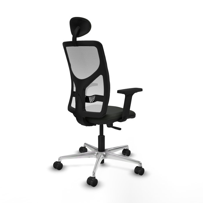 PIQUERAS Y CRESPO Silla de oficina Motilla con mecanismo Sincro, Negro y Blanco PIQUERAS Y CRESPO Silla de oficina Motilla con mecanismo Sincro, Negro y Blanco