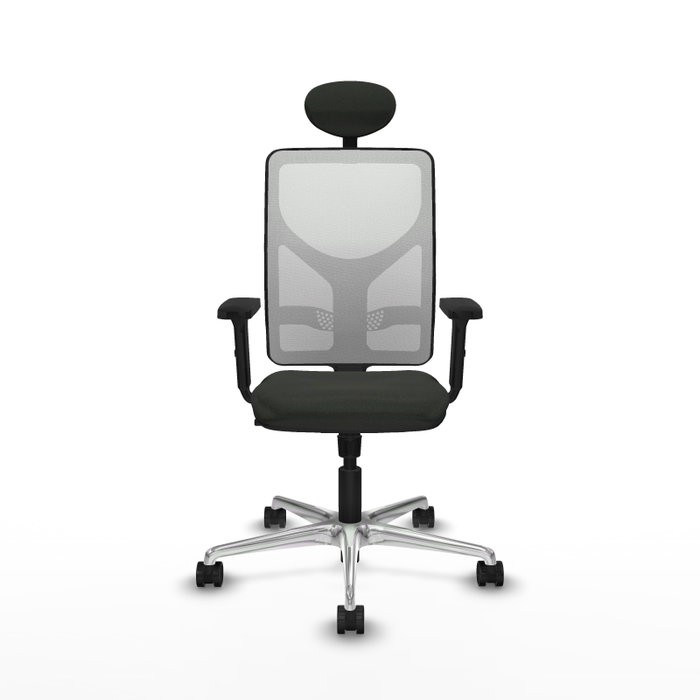 PIQUERAS Y CRESPO Silla de oficina Motilla con mecanismo Sincro, Negro y Blanco PIQUERAS Y CRESPO Silla de oficina Motilla con mecanismo Sincro, Negro y Blanco