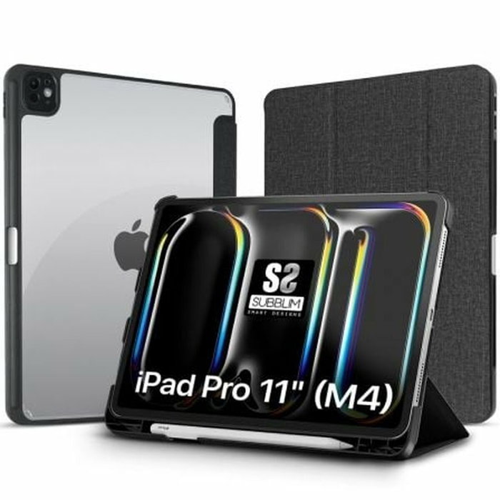 Subblim Funda Clear Shock Case para iPad Pro 11 pulgadas 2024 M4 Negra Subblim Funda Clear Shock Case para iPad Pro 11 pulgadas 2024 M4 Negra