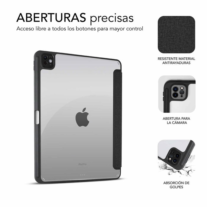 Subblim Funda Clear Shock Case para iPad Pro 11 pulgadas 2024 M4 Negra Subblim Funda Clear Shock Case para iPad Pro 11 pulgadas 2024 M4 Negra