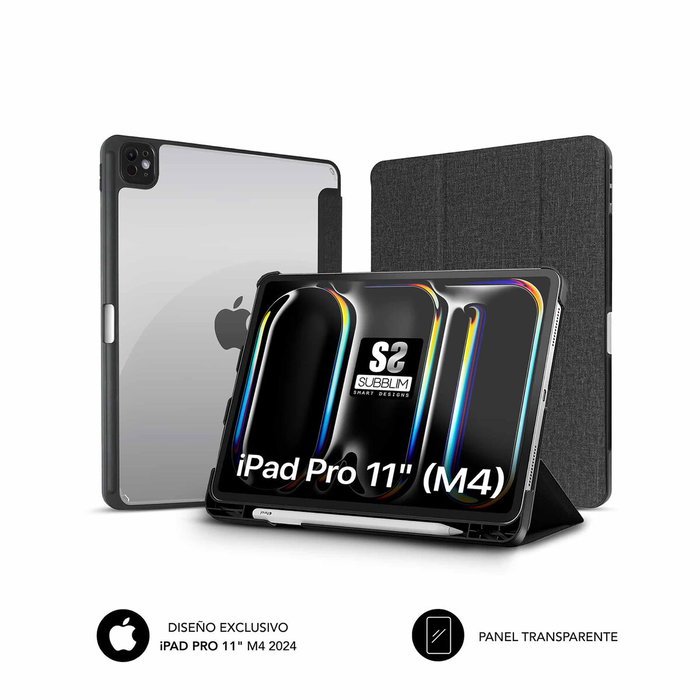 Subblim Funda Clear Shock Case para iPad Pro 11 pulgadas 2024 M4 Negra Subblim Funda Clear Shock Case para iPad Pro 11 pulgadas 2024 M4 Negra