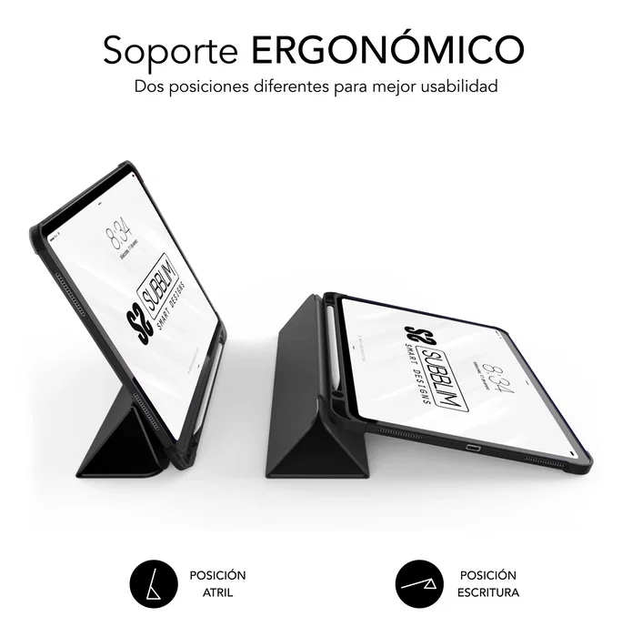 Subblim Clear Shock Case para iPad Pro 11 pulgadas 2024 M4 - Negro