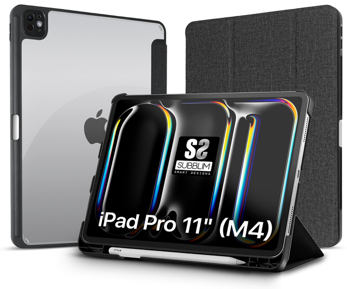 Subblim Funda Clear Shock Case para iPad Pro 11 pulgadas 2024 M4 Negra Subblim Funda Clear Shock Case para iPad Pro 11 pulgadas 2024 M4 Negra