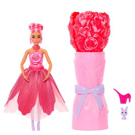 Mattel Muñeca Barbie Petal Pop Rosa Roja 32x12x12 cm