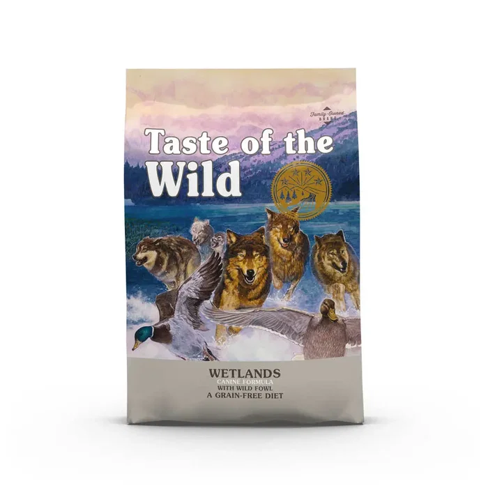 Taste of the Wild Canine Adult Wetlands Pato y Codorniz Comida Seca para Perros, 5,6 kg Taste of the Wild Canine Adult Wetlands Pato y Codorniz Comida Seca para Perros, 5,6 kg