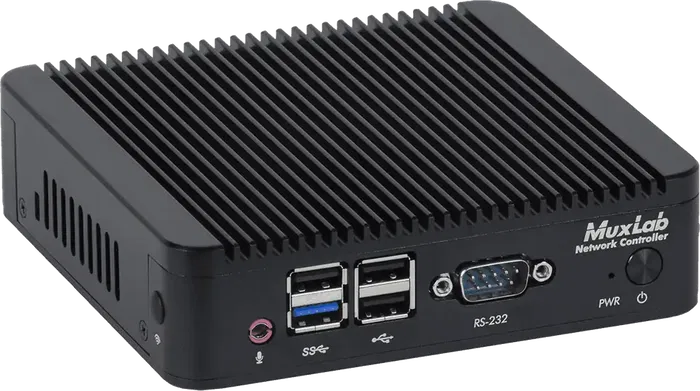 MUXLAB Controlador de Red Pro con Fuente de Alimentación Externa, 1xHDMI, 4xUSB, 1xVGA, RS232, LAN, 133x127x35 mm MUXLAB Controlador de Red Pro con Fuente de Alimentación Externa, 1xHDMI, 4xUSB, 1xVGA, RS232, LAN, 133x127x35 mm