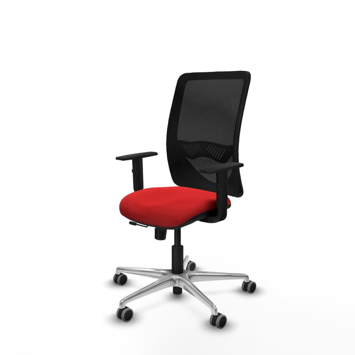 PIQUERAS Y CRESPO Silla de oficina Zulema con mecanismo Sincro/Traslack Rojo PIQUERAS Y CRESPO Silla de oficina Zulema con mecanismo Sincro/Traslack Rojo