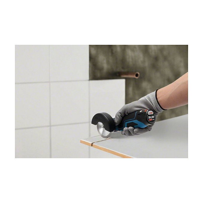 Bosch GWS 12V-76 Amoladora Angular Profesional 10.8V-EC 19500 RPM Diámetro 76mm Batería 2.5Ah Ion-Litio
