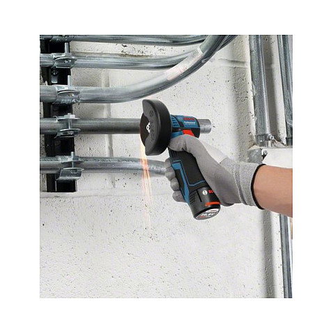 Bosch GWS 12V-76 Amoladora Angular Profesional 10.8V-EC 19500 RPM Diámetro 76mm Batería 2.5Ah Ion-Litio