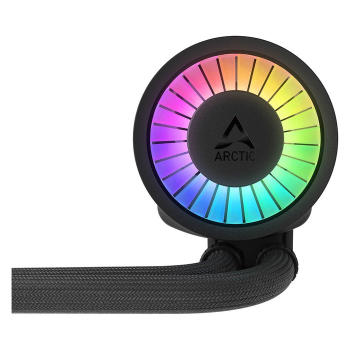 ARCTIC Liquid Freezer III Pro 280 A-RGB - Refrigeración Líquida AIO, 2 Ventiladores P14 PWM, Negro, para LGA 1851/1700 y AM4/AM5, Flujo de Aire 186 m³/h, 45 cm Tubos