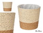 Ibergarden Macetero Cuerda 11x10.5x11 cm Marron Natural (Set de 24)