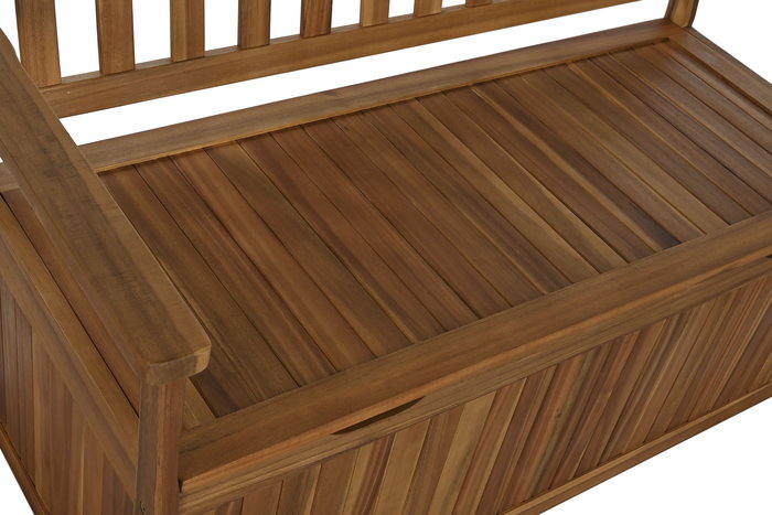 DKD Home Decor Banco Terraza Y Jardin Marron Acacia 60 x 87 x 120 cm