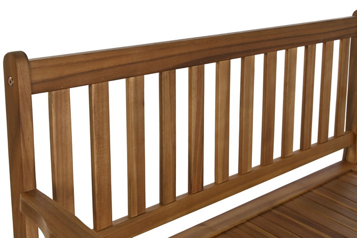 DKD Home Decor Banco Terraza Y Jardin Marron Acacia 60 x 87 x 120 cm