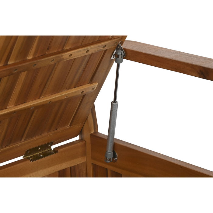 DKD Home Decor Banco de Acacia con Tapa Marrón Natural 120x60x87 cm
