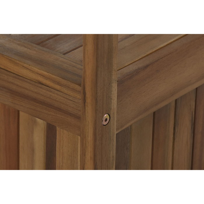DKD Home Decor Banco de Acacia con Tapa Marrón Natural 120x60x87 cm