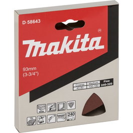 Makita Hojas de lija Delta K240 de 93 mm