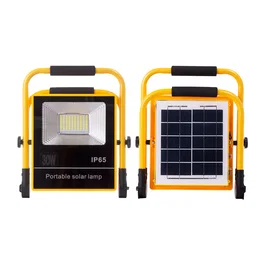 Ho-Solar Proyector LED Solar 30W 6500K Panel Solar Integrado 6V/9W, Batería 3.2V 8000mAh, Control Remoto, Power Bank USB, Autonomía 8-36h - [Ho-Solarfl-30W-05]