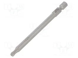WERA Punta de destornillador Torx® esférica TX25 de 89 mm