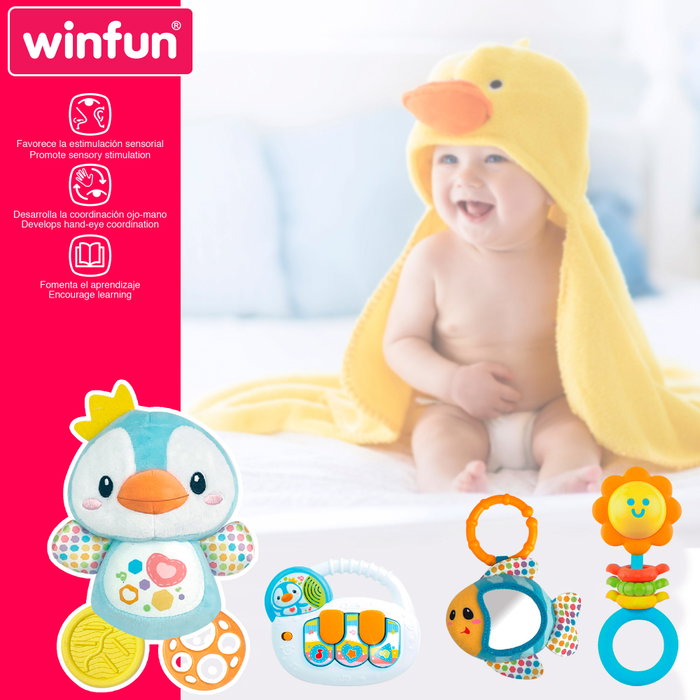 Winfun Set de accesorios para bebé con luz y sonido