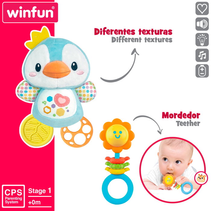 Winfun Set de accesorios para bebé con luz y sonido