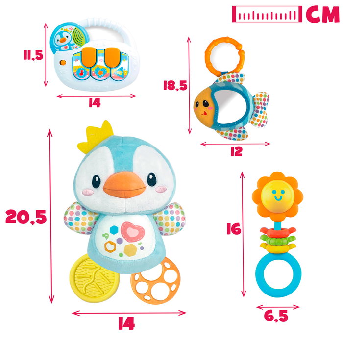 Winfun Set de accesorios para bebé con luz y sonido