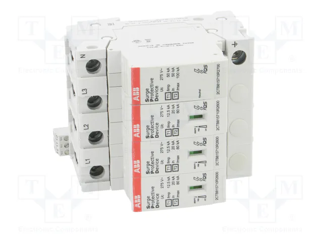 ABB Limitador de sobretensiones Tipo 1+2 3+N